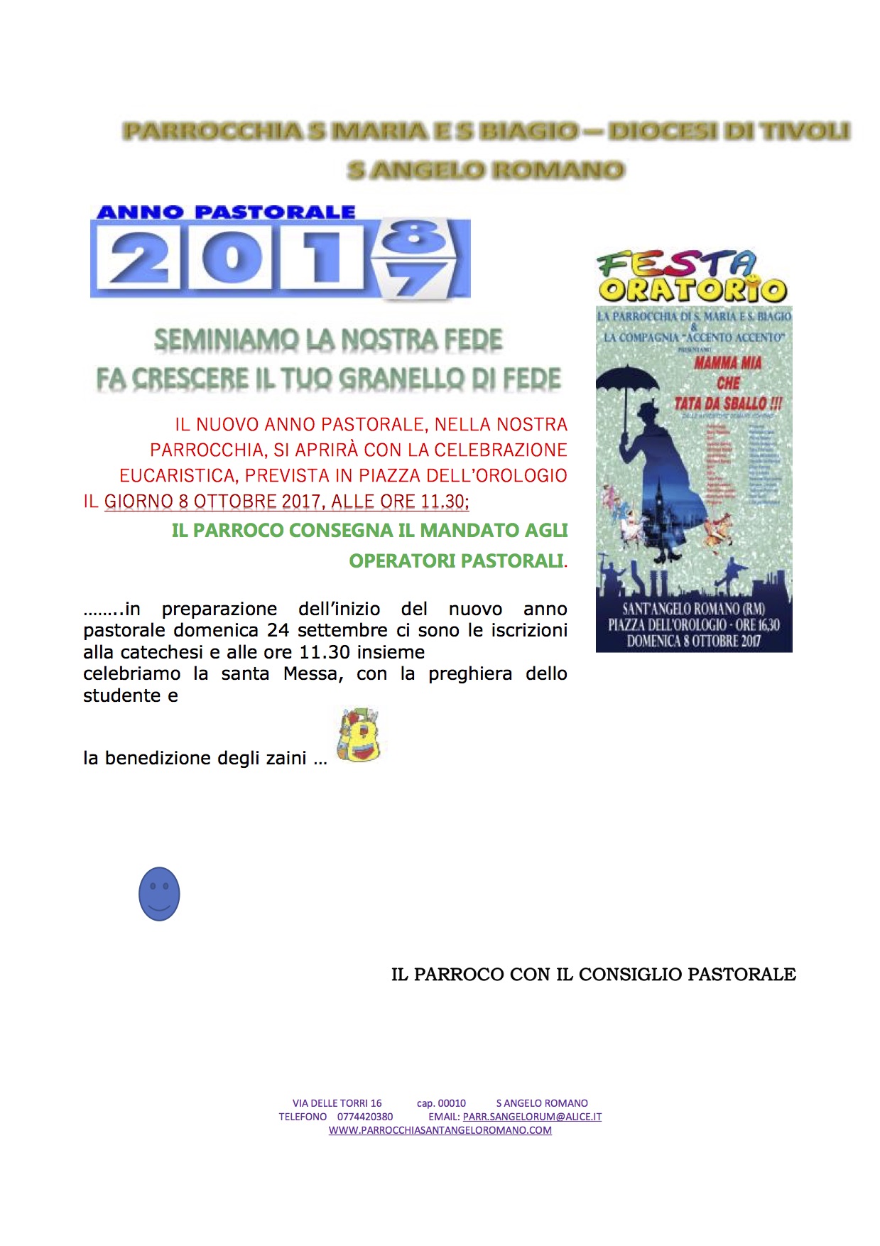 IL PARROCO E IL CONSIGLIO PASTORALE