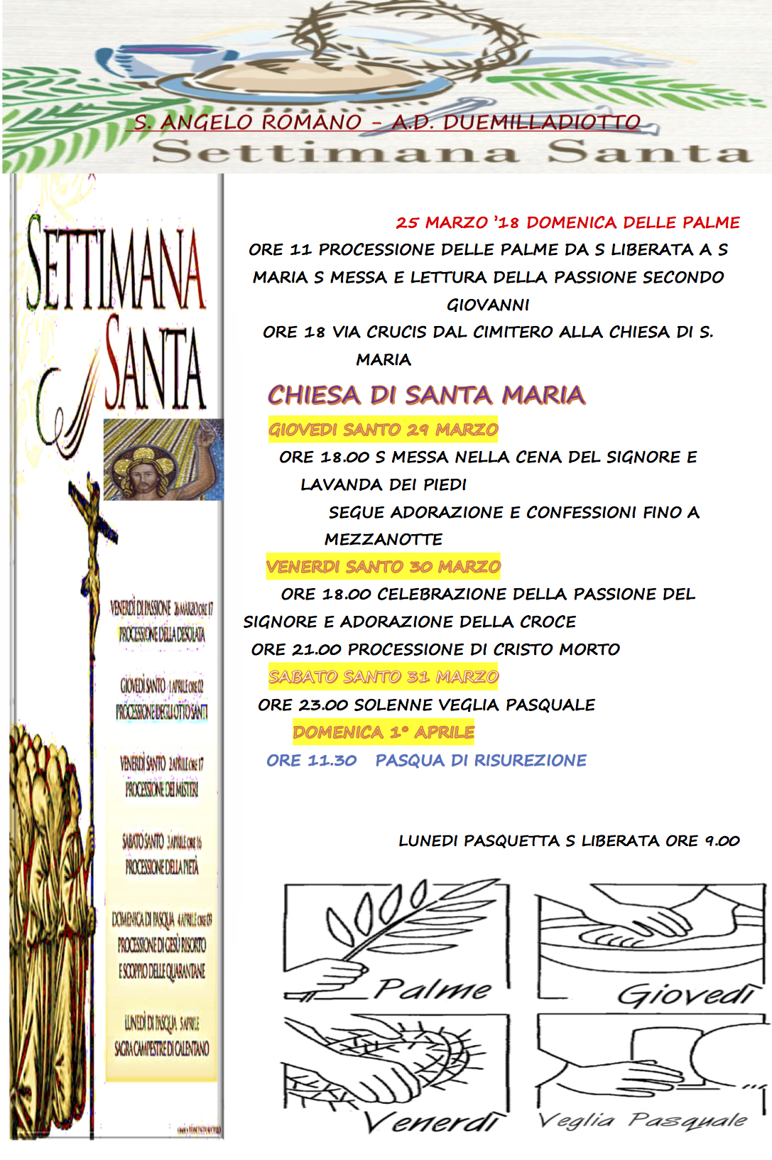 SETTIMANA SANTA 2018